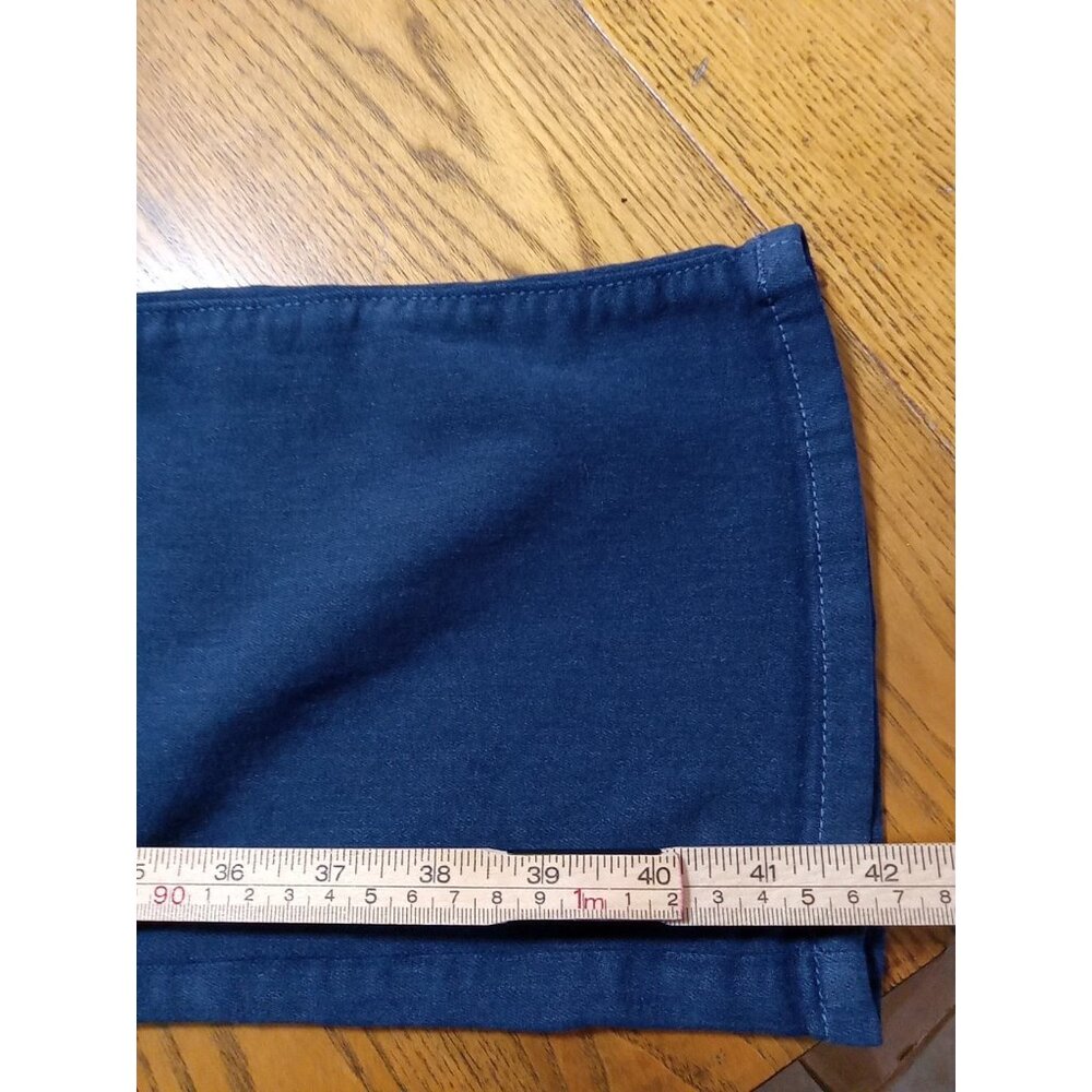 NYDJ Jeans 12 Womens BLUE  MARILYN STRAIGHT Preowned Summer Winter Casual Work - Picture 3 of 11